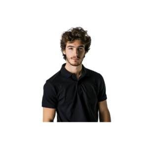 חולצת פולו קצרה 65/35 - גברים